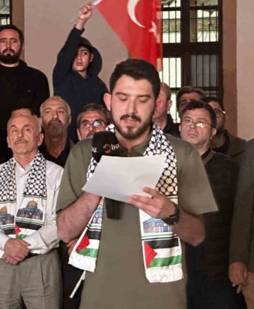 Küresel Sumud Filosu’na yapılan saldırıya karşı Sakaryalılar tek yürek oldu