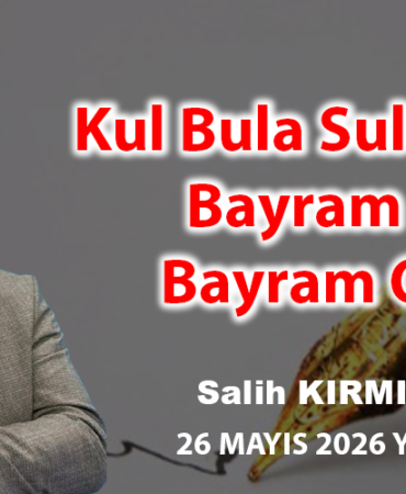 SALİH KIRMIZI KÖŞE YAZISI