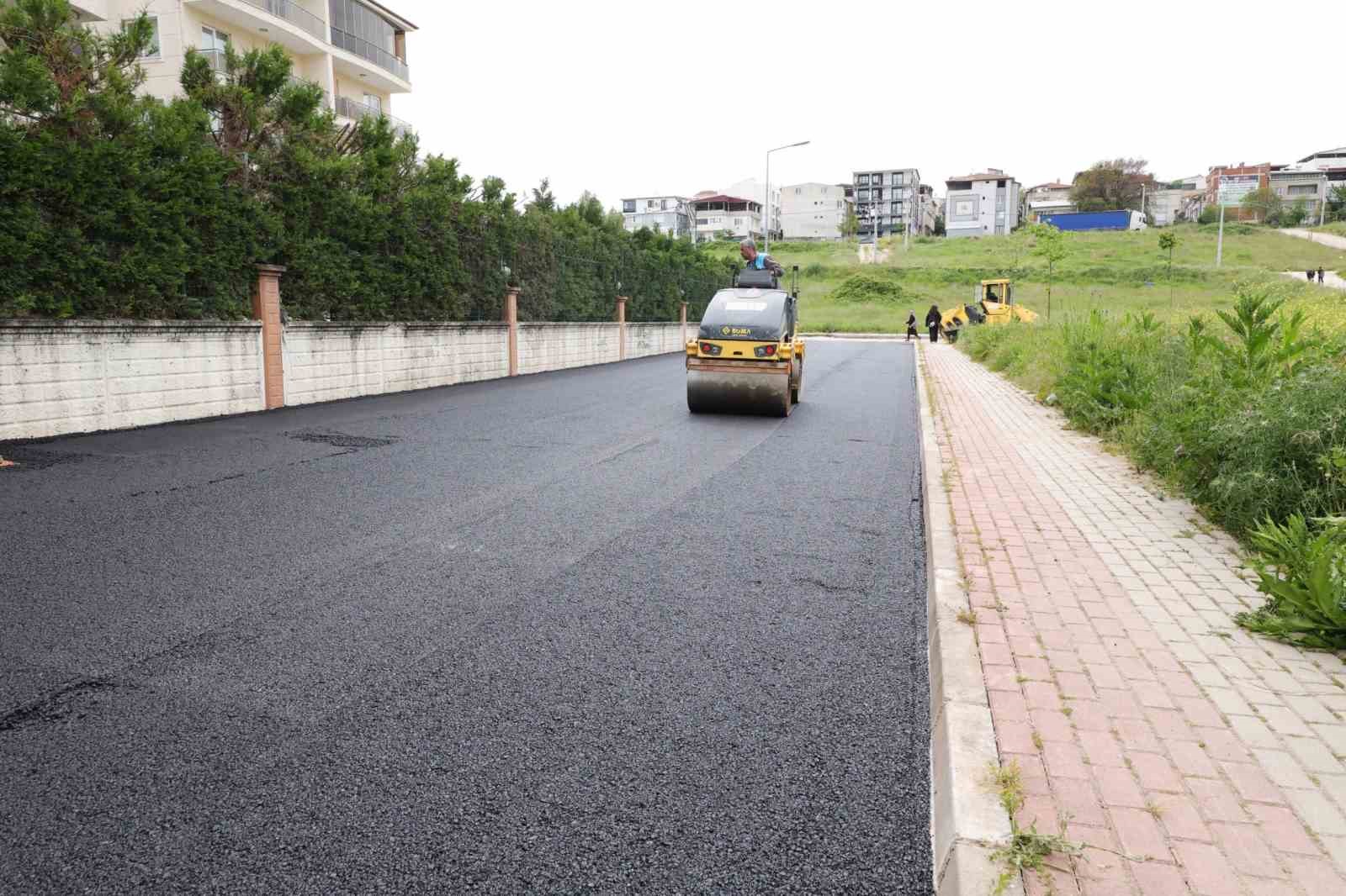 Osmangazi belediyesi çalışıyor yollar güzelleşiyor