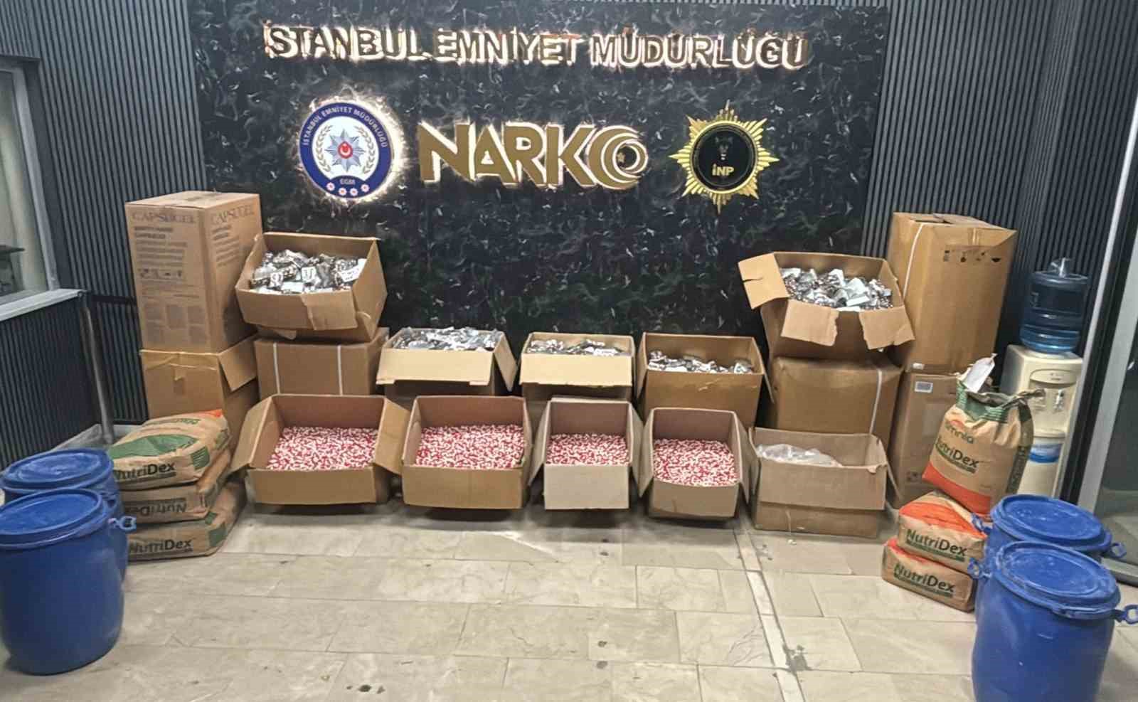 Bayrampaşa ve Güngören’de uyuşturucu operasyonu: 200 milyon değerinde uyuşturucu hap ele geçirildi