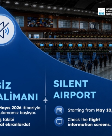 İstanbul Sabiha Gökçen’de "sessiz havalimanı" uygulaması başlıyor