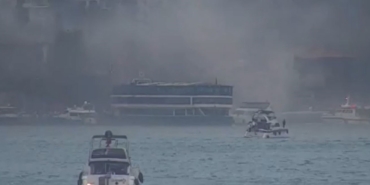 Bebek Sahili’nde teknede çıkan yangın söndürüldü
