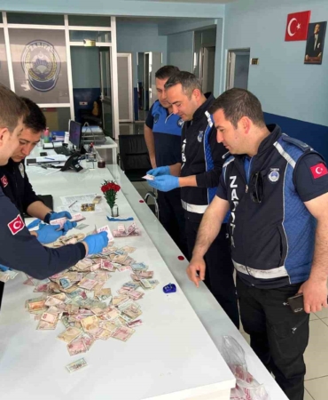 Dilencinin üzerinden çıkan para şaşırttı
