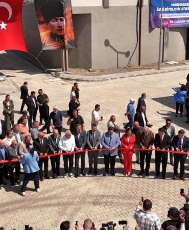 Marmaraereğlisi’nde kapasitesi 6 kata çıkarılan atıksu arıtma tesisi hizmete açıldı