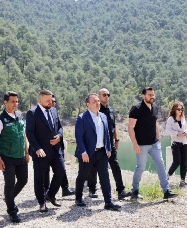 Vali Sözer Soğucakpınar Barajı’nda incelemelerde bulundu