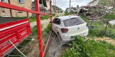 Park halindeki aracın bir anda hareket etti