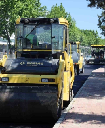 İstanbul Yolu’nda hummalı asfalt çalışması