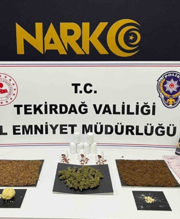 Tekirdağ’da uyuşturucuya geçit yok: 114 operasyonda 133 şüpheliye işlem