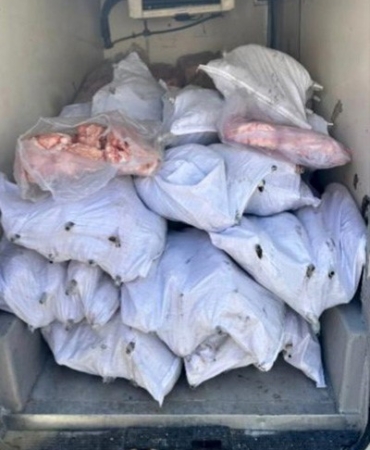 Tekirdağ’da 1,5 ton iç yağ ve 140 kokoreç imha edildi