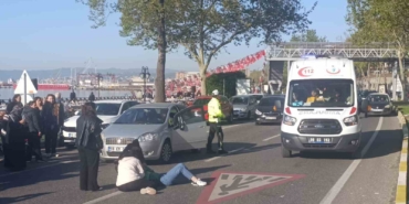 Tekirdağ’da sahil yolundaki kazada motosiklet sürücüsü yaralandı