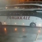 3 kişinin öldüğü kazada otobüsün Tekirdağ’da otogardan çıkış anına ait görüntüler ortaya çıktı