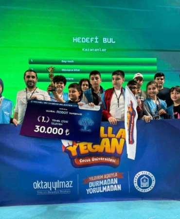 Yıldırımlı minik bilim insanları Türkiye şampiyonu