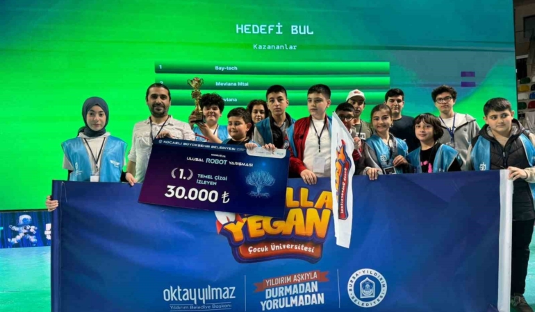 Yıldırımlı minik bilim insanları Türkiye şampiyonu