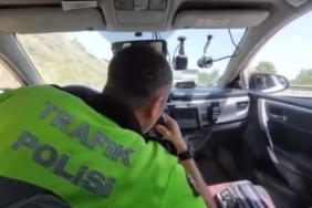 14 araç ve sürücüsüne hız sınırından ceza