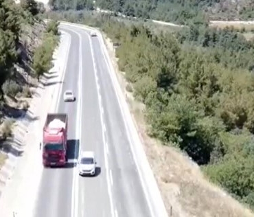 6 araç ve sürücüsüne 9 bin 36 TL ceza