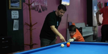 8 yaşındaki bilardocunun hedefi dünya şampiyonu olmak