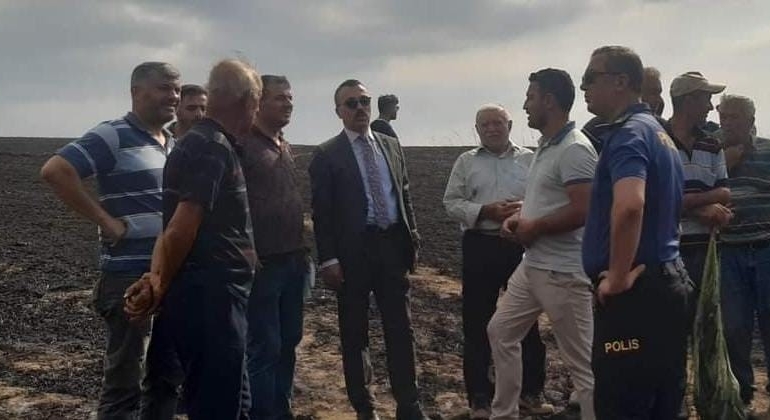 80 dönüm alan küle döndü