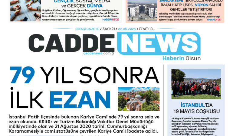 CADDE NEWS 19 MAYIS SAYISI - Kopya