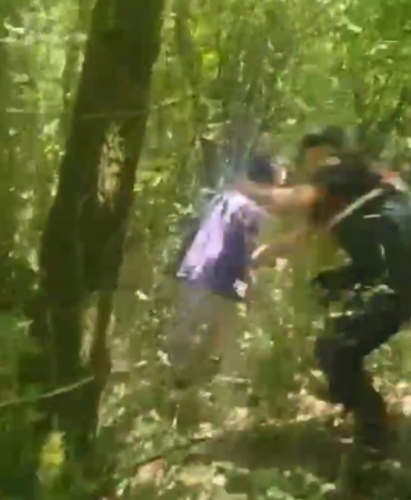 Ağaçların arasında saklanan düzensiz göçmenleri jandarma enseledi