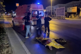 Anayola çıkan yayaya otomobil çarptı: 1 ölü