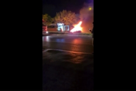 Ataşehir’de aşırı hız yapan otomobil taksiye çarptı: 3 yaralı