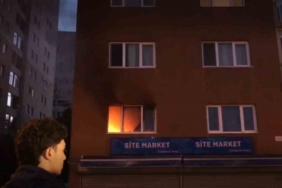 Ataşehir’de yangın paniği