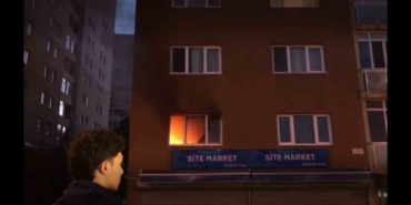 Ataşehir’de yangın paniği