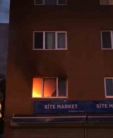 Ataşehir’de yangın paniği