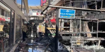 Avcılar’da bir petshopta çıkan yangında faciadan dönüldü