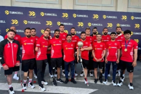 Avrupa şampiyonu Ampute Milli Futbol Takımı, yurda döndü