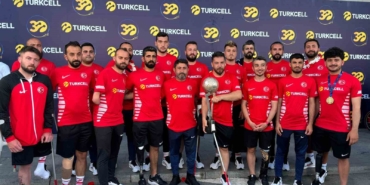 Avrupa şampiyonu Ampute Milli Futbol Takımı, yurda döndü
