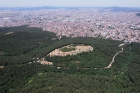 Aydos Ormanı havadan görüntülendi