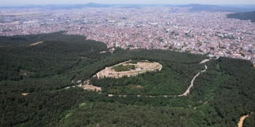 Aydos Ormanı havadan görüntülendi