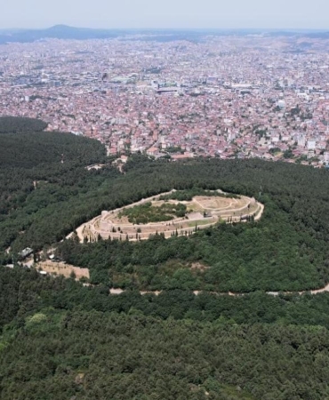 Aydos Ormanı havadan görüntülendi