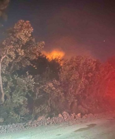 Ayvacık’ta orman yangını: 1 köy boşaltıldı