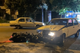 Babaeski’de otomobil ile motosiklet çarpıştı: 1 yaralı