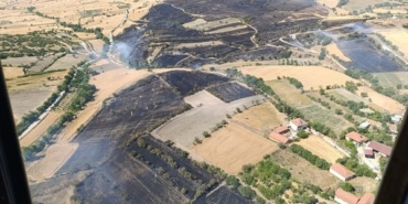 Balıkesir Bigadiç’te çıkan yangın kontrol altına alındı