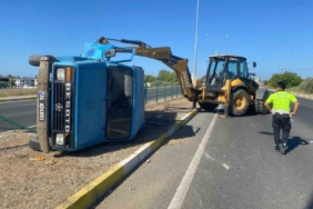 Balıkesir’de kamyonet devrildi; 1 ölü, 2 yaralı