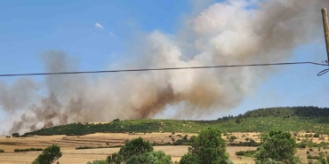 Balıkesir’de makilik alandaki yangın ormana sıçradı
