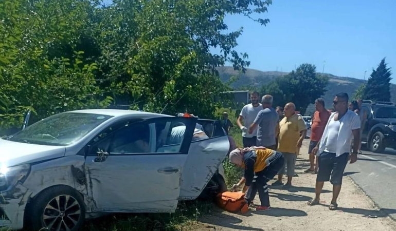 Balıkesir’de trafik kazası: 2 yaralı