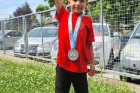 Balıkesirli minik sporcu Emrah Şenay, dünya ikincisi oldu