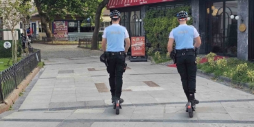 Bandırma sahilleri scooterlı timlerle güvende