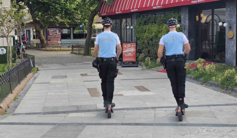 Bandırma sahilleri scooterlı timlerle güvende