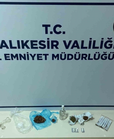 Bandırma’da narkotik operasyonunda 2 kişi gözaltına alındı