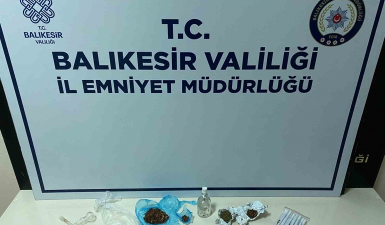 Bandırma’da narkotik operasyonunda 2 kişi gözaltına alındı