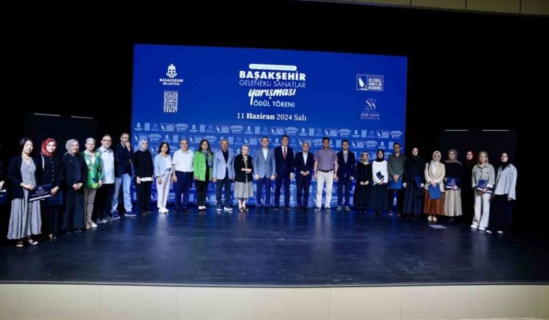 Başakşehir’de Gelenekli Sanatlar Yarışması’nın kazananları ödüllerini aldı
