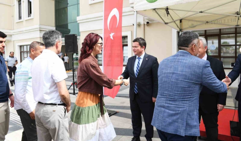 Başkan Aydın personel ile bayramlaştı