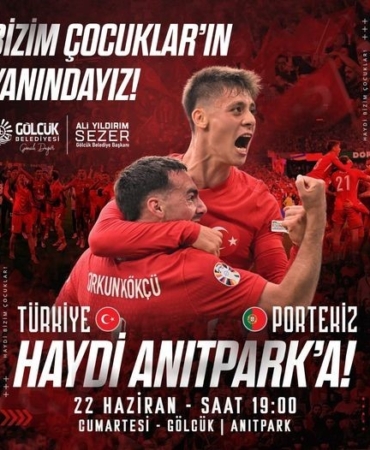 Başkan Sezer Gölcüklüleri milli heyecanı birlikte yaşamaya davet etti