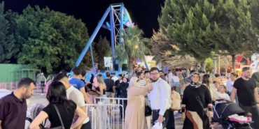 Bayramın ilk günü lunapark doldu taştı