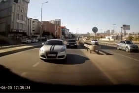 Beylikdüzü’nde makas atarak trafiği tehlikeye sokan sürücüye 7 bin 129 lira para cezası